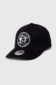 Mitchell&Ness czapka z daszkiem z domieszką wełny Brooklyn Nets z domieszką wełny czarny HHSS3257.BNEYYPPPBLC