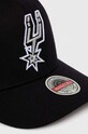 Καπάκι με μείγμα μαλλί Mitchell&Ness San Antonio Spurs HHSS3257.SASYYPPPBLC μαύρο SS23