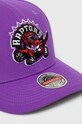Шапка с козирка с вълна Mitchell&Ness Toronto Raptors HHSS3260.TRAYYPPPPUR виолетов SS23