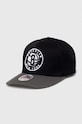 Mitchell&Ness czapka z daszkiem z domieszką wełny Brooklyn Nets z domieszką wełny czarny HHSS3265.BNEYYPPPBKG