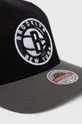 Kapa iz mešanice volne Mitchell&Ness Brooklyn Nets črna