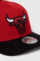 Kapa iz mešanice volne Mitchell&Ness Chicago Bulls rdeča