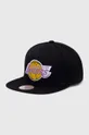 črna Kapa s šiltom Mitchell&Ness Los Angeles Lakers Unisex