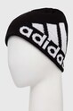 Шапка з домішкою вовни adidas Performance IB2645 чорний AW23