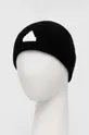 Вовняна шапка adidas чорний