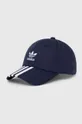 σκούρο μπλε Βαμβακερό καπέλο του μπέιζμπολ adidas Originals Unisex