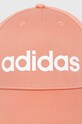 adidas czapka z daszkiem bawełniana pomarańczowy IM0504
