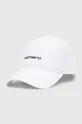 λευκό Βαμβακερό καπέλο του μπέιζμπολ Carhartt WIP Canvas Script Unisex