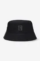 czarny Neil Barett kapelusz bawełniany Unisex