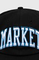 Akcesoria Market czapka z daszkiem bawełniana 390000313 czarny