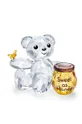 прозорий Декорація Swarovski Kris Bear - Sweet as Honey Unisex