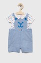 Guess komplet niemowlęcy wzorzyste niebieski P3RG06.J1300.PPYX