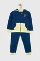 блакитний Дитячий бавовняний спортивний костюм Guess Для хлопчиків