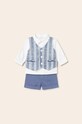 Mayoral Newborn compleu bebe panza albastru 1263.1Q.NEWBORN