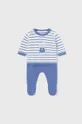 голубой Детский хлопковый комплект Mayoral Newborn