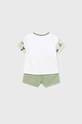 Dečki Otroški komplet Mayoral Newborn 2-pack 1629.1V.NEWBORN zelena