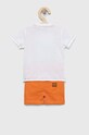 Guess komplet bawełniany niemowlęcy I3GG04.K8HM3.PPYX biały SS23