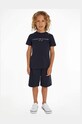 Tommy Hilfiger komplet bawełniany dziecięcy nadruk granatowy KB0KB08186.PPYX