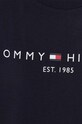 Tommy Hilfiger komplet bawełniany dziecięcy granatowy KB0KB08186.PPYX