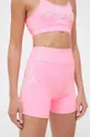 rózsaszín LaBellaMafia edzős top és rövidnadrág