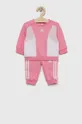 ροζ Παιδική φόρμα adidas I 3S CB FT JOG Για κορίτσια