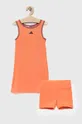 помаранчевий Дитячий комплект adidas Performance Для дівчаток