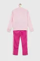 Дитячий спортивний костюм adidas G 3S рожевий