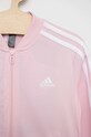 Dziewczynka adidas dres dziecięcy G 3S IC0113 różowy