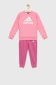 adidas dres dziecięcy LK BOS JOG IC3824 różowy SS23