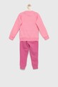 Dziewczynka adidas dres dziecięcy LK BOS JOG IC3824 różowy