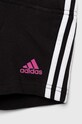 Dětská bavlněná souprava adidas I LIN CO T šedá HR5892