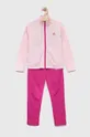 рожевий Дитячий спортивний костюм adidas G BL Для дівчаток