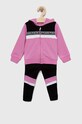 Guess dres niemowlęcy dzianina fioletowy A3RG00.KA6V3.PPYX