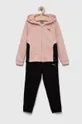 ροζ Παιδική φόρμα Puma Hooded Sweat Suit TR cl G Για κορίτσια