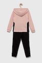 Detská tepláková súprava Puma Hooded Sweat Suit TR cl G 67358666.PPYX ružová SS23