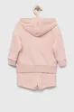 Παιδική φόρμα Puma Loungewear Short Suit G ροζ