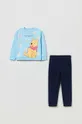 голубой Детский хлопковый спортивный костюм OVS Для девочек