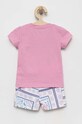 Guess komplet niemowlęcy A3GG07.K6YW3.PPYX różowy SS23
