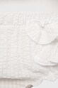 Jamiks set de bumbac pentru copii MIKI.Top.bloom.JLF016.G alb