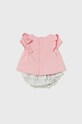 Σετ μωρού Mayoral Newborn 1249.2F.NEWBORN ροζ SS23