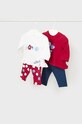 Комплект для немовлят Mayoral Newborn 2-pack з еластаном червоний 1745.2K.NEWBORN