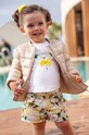 Mayoral compleu bebe 1282.4C.BABY bej SS23