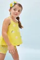 żółty Mayoral komplet bawełniany dziecięcy Dziewczęcy