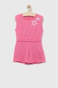 Παιδικό βαμβακερό σετ United Colors of Benetton στάμπα ροζ 3096CK007.G.SEASONAL