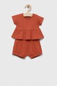 Komplet za dojenčka United Colors of Benetton Z elastanom oranžna 34F2AK004.W.SEASONAL