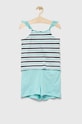 United Colors of Benetton komplet bawełniany dziecięcy bawełna turkusowy 3NVVGK009.P.SEASONAL