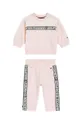 różowy Tommy Hilfiger dres niemowlęcy Dziewczęcy