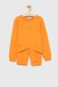pomarańczowy Calvin Klein Jeans komplet dziecięcy Dziewczęcy