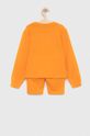 Calvin Klein Jeans komplet dziecięcy pomarańczowy
