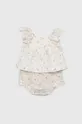 Pamučna haljina za bebe GAP bijela